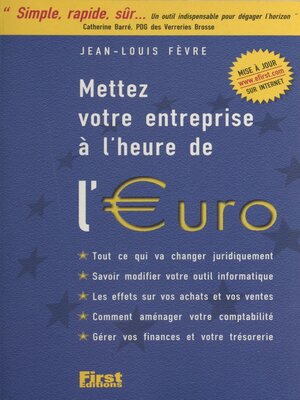 cover image of Mettez votre entreprise à l'heure de l'euro